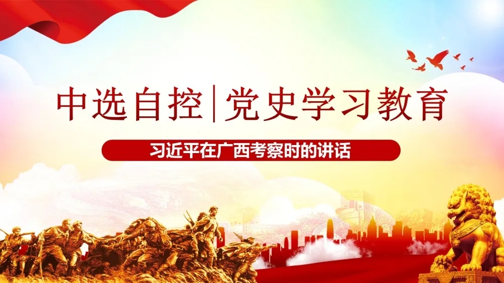 党史学习教育 | 习近平在广西考察时的讲话